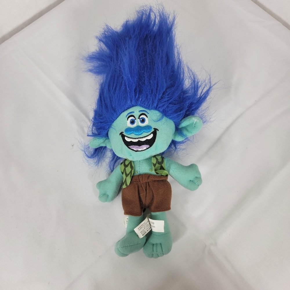 Dreamworks Trolls Branch Blue 12 Inch Plush Stuffed Animal Toy